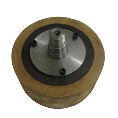 Polishing machine drive rubber wheel